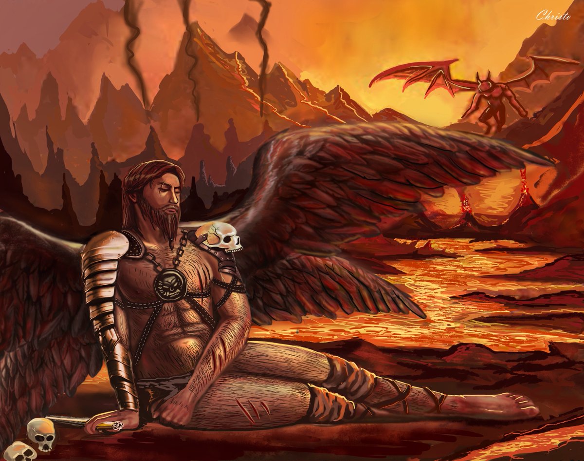 "A Teaser on the Fallen Angel Role in the Story"
Hubris will play a major role in Season 1. Being the brother of Fahrudin, he will fight beside his brother, even though it is against his will. He will become one of the high guards on Roisin Accouchement.