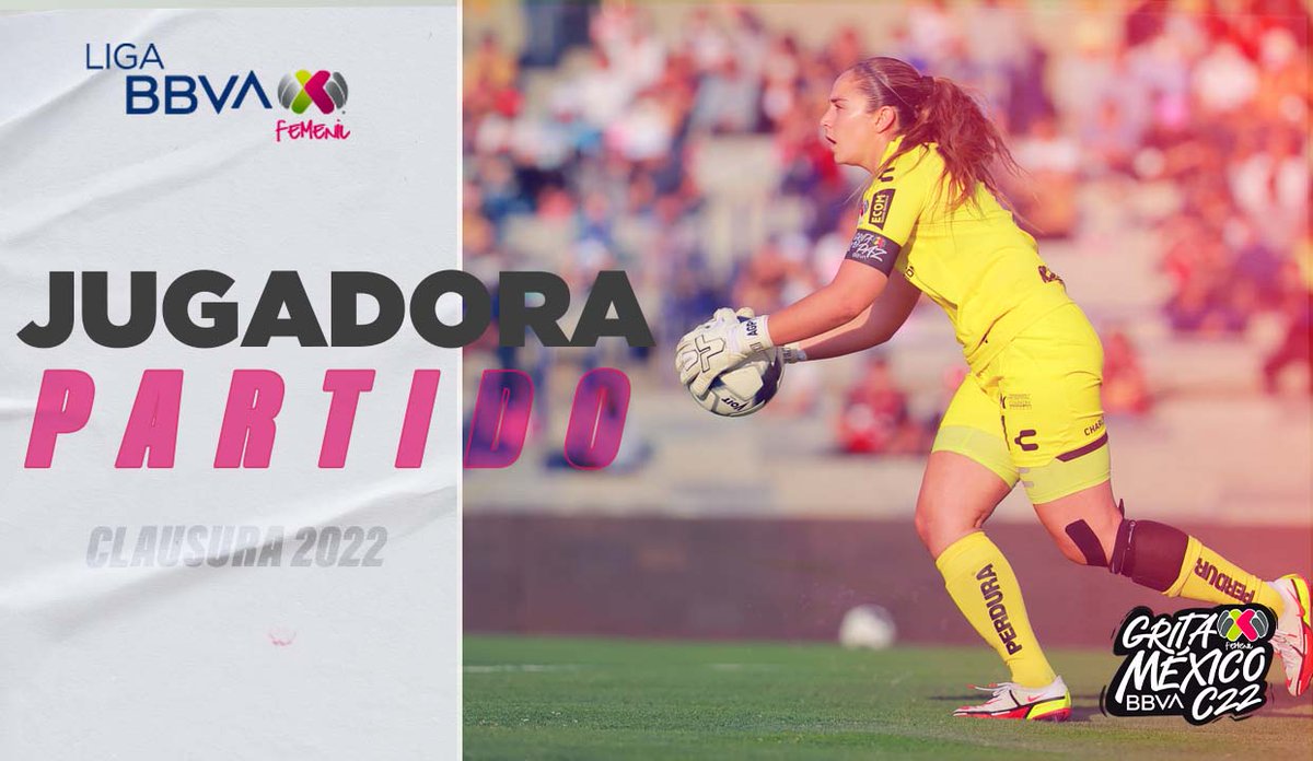 LigaBBVAFemenil's tweet photo. #JugadoraDelPartido - Ana Gaby Paz 🤩🧤🥅

La portera del @AtlasFCFemenil acumuló bastantes atajadas y fue factor para que las rojinegras sumaran un punto en Ciudad Universitaria; la portera demostró su capacidad y talento en el arco. 

#GritaXLaPaz #UnidosSomosMásFuertes https://t.co/pA3EqpNpI2