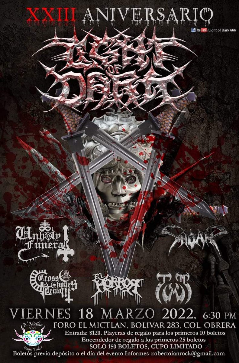 larga_metal's tweet photo. Para hoy #lightofdark #largavidaalmetalmexicano https://t.co/WatV8evVkf