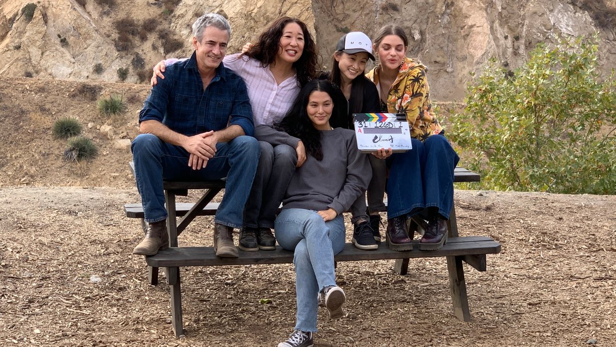 CatchlightFilms's tweet photo. We were so lucky to work with director Iris K. Shim and this amazing cast - Dermot Mulroney, Sandra Oh, Fivel Stewart and Odeya Rush. #UmmaMovie is in theaters this weekend!  @IamSandraOh @OdeyaRush1 https://t.co/OxXywurkkZ https://t.co/MumeMSwAmR