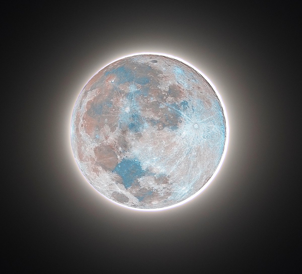 March full moon, also known as worm moon.