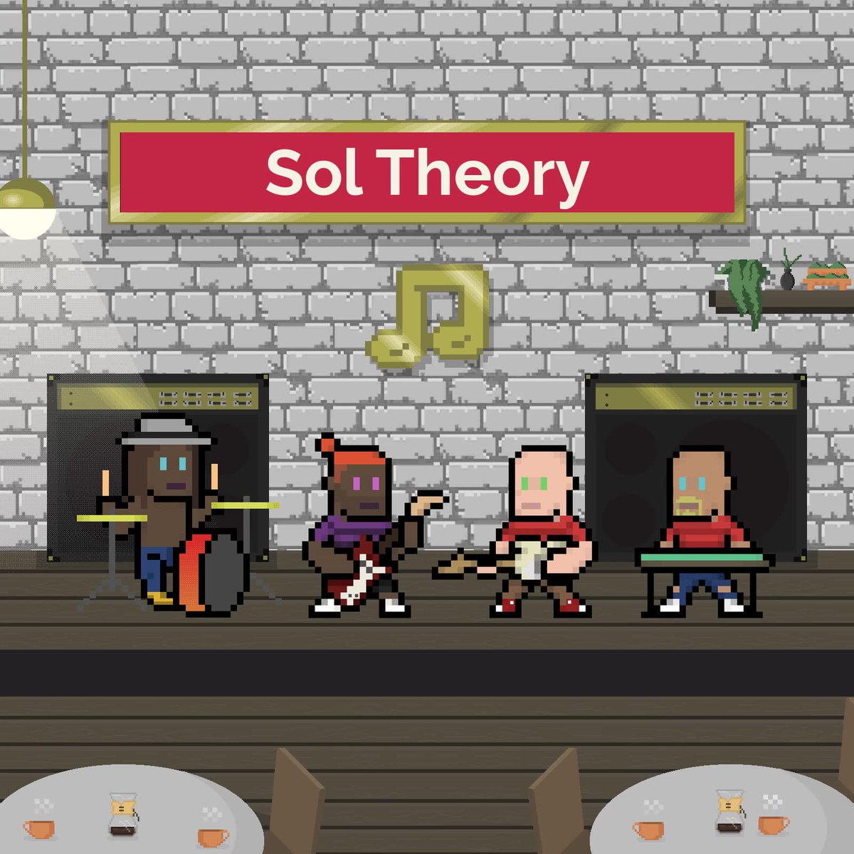 CryptoShawn1911's tweet photo. I just listed my @PixelBandsNFT on @MagicEden! This is a great project that allows you to create a band then you are the producer! I named the band SOL THEORY! Art and Music NFT! YOU receive 10% Royalty Fees for Life! #SolanaNFTs #MagicEden #Pixelbands #NFT #NFTCommmunity https://t.co/kKo1IIzeAf