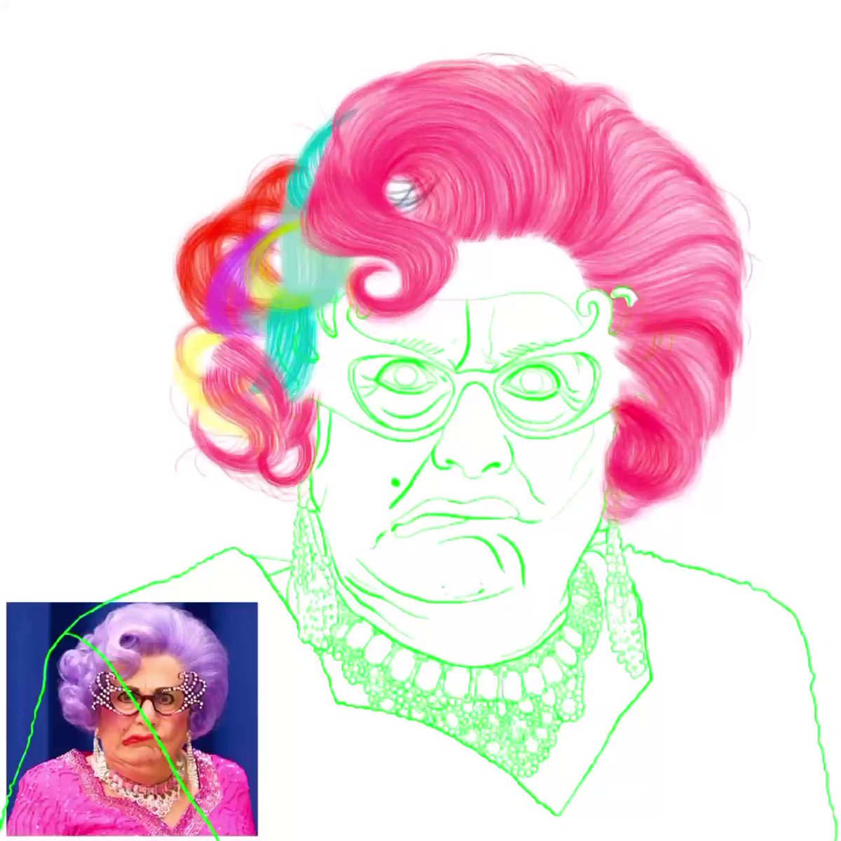 littleredlionb's tweet photo. @RedCrossUkraine @DameEdnaEverage @GIVIT_AUS Here's the #makingofvideo of the Dame Ed-Bot (@DameEdnaEverage) NFT... https://t.co/tzJf4MVfQq