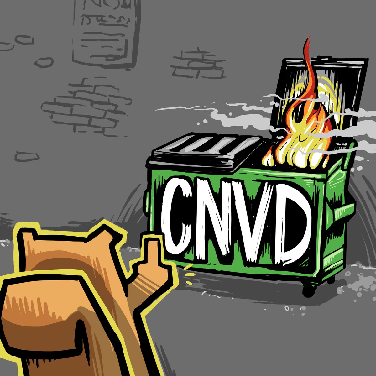 attritionorg's tweet image. The first of ten new Attrition stickers may be of interest to those of us in the vuln / VDB world that have to put up with the dumpster fire that is the Chinese National Vulnerability Database (CNVD). Only 250 of these made. =)