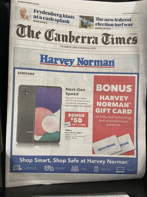 ItsBouquet's tweet photo. Why are folks critical of Australian MSM?

Beats me. https://t.co/Sv2zFgjxpZ