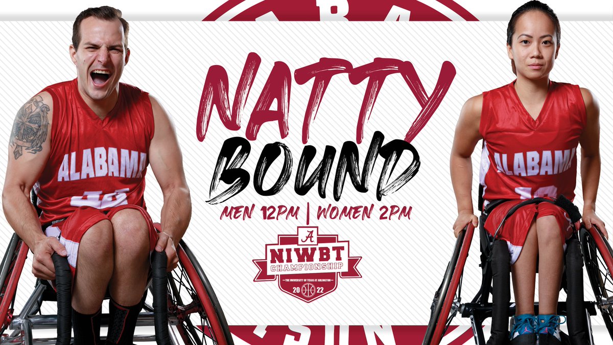 alabamaadapted's tweet photo. The 4th consecutive year the men's and women's team have competed for the national championship! 

#NattyBound | #RollTide | #AlabamaAdaptedAthletics https://t.co/V1sT6PInHx