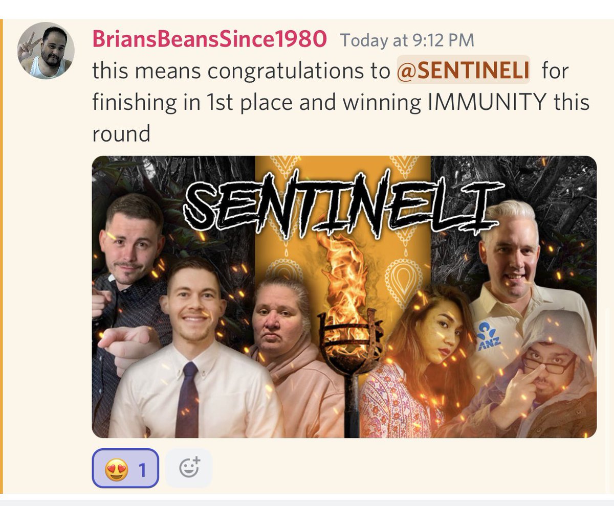 RMinuski's tweet photo. Round 2 results are in and my tribe now has back to back wins 😌😮💨 we love to see it! #survivor #survivororg #onlinerealitygame
Follow along here: https://t.co/ILqoIk0kU9 https://t.co/ZQVLoRYIf6