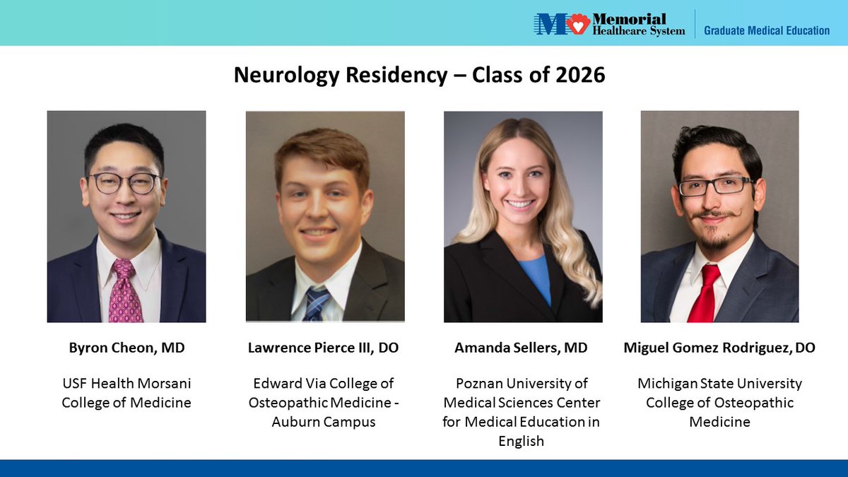 MhsNeurology's tweet photo. Welcome @mhshospital Neurology Residents Class of 2026!! We're excited to have you join our family!! https://t.co/pnbaFpoCDs