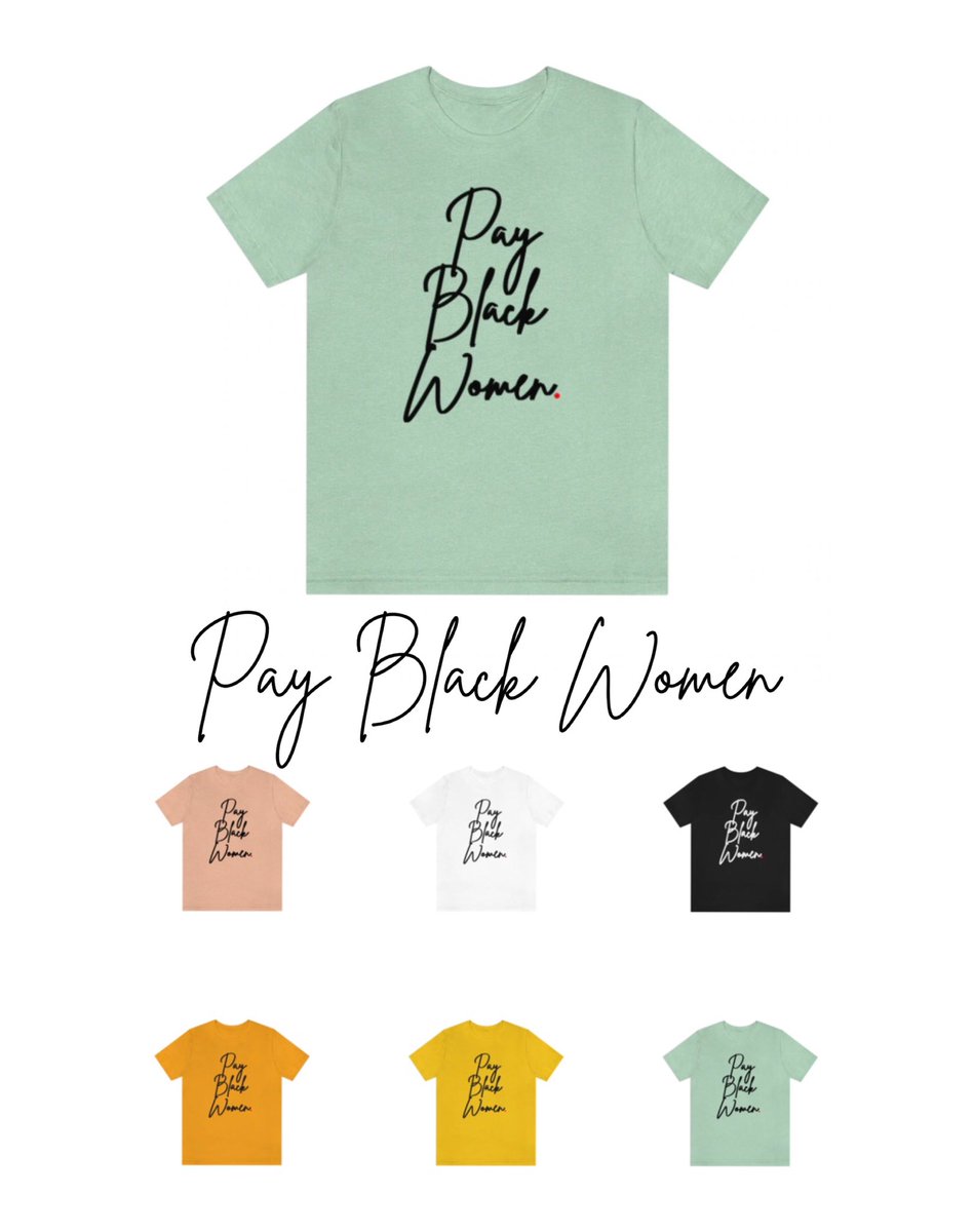 “PAY BLACK WOMEN” now available in Tees, Crewnecks and Hoodies… Enjoy 20% OFF using the code “WHM20” for #WomensHistoryMonth  🔗 dopeblacknation.com/collections/li…