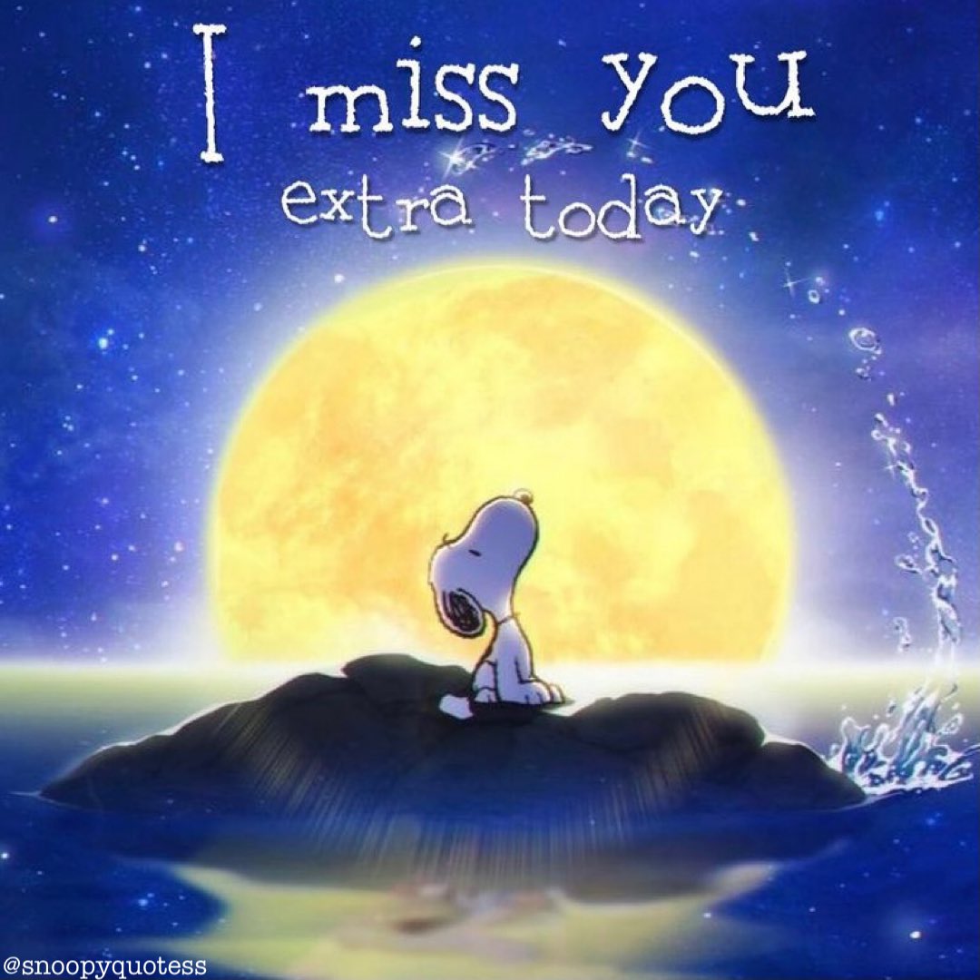 snoopy missing you