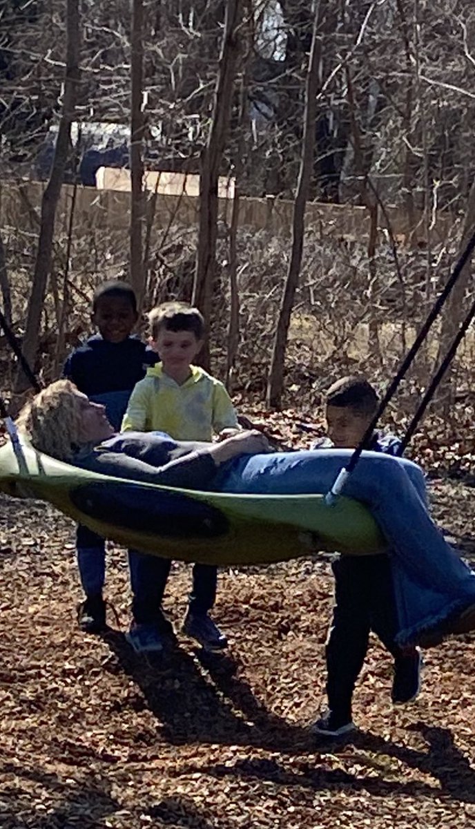 Swinging into the weekend! #kindergartenmagic