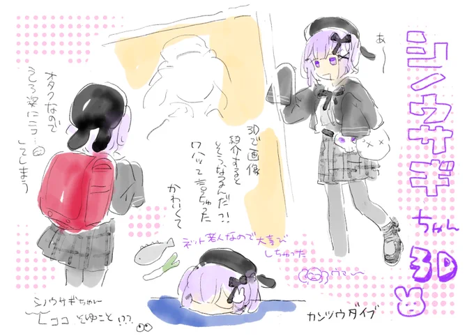 #シノのシリョウ室 #シノウサギ3D 