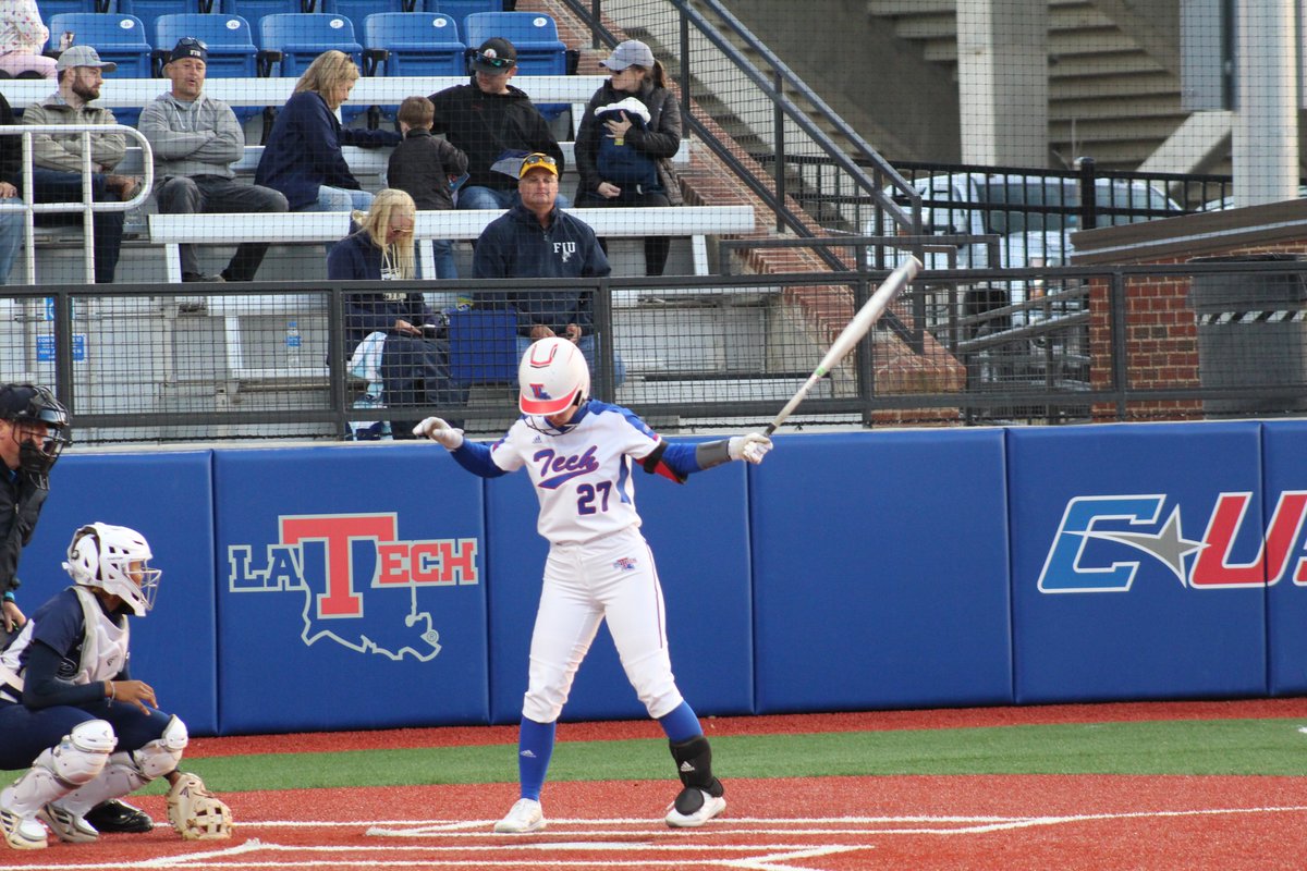 LATechSports's tweet photo. That's a @LATechSB WIN over FIU‼️

Join us at the Dr. Billy Bundrick Field again tomorrow for their second game against FIU

#EverLoyalBe https://t.co/c3oxJjJMWf