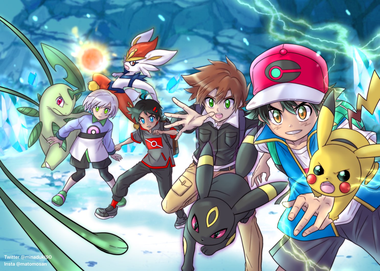 マトモ サトシおめ レイド 描くポケモンは趣味で選んだ 昨日のアニポケ シゲルのリーダーシップよかったです 絶対10歳じゃない貫禄 あとこのメンバー顔面偏差値高い いいぞいいぞシゲル T Co 9ipqrkrqfi Twitter