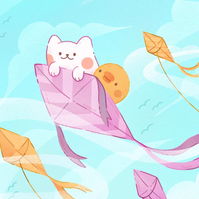 to the skies with gato and ducky
@komomorebi 