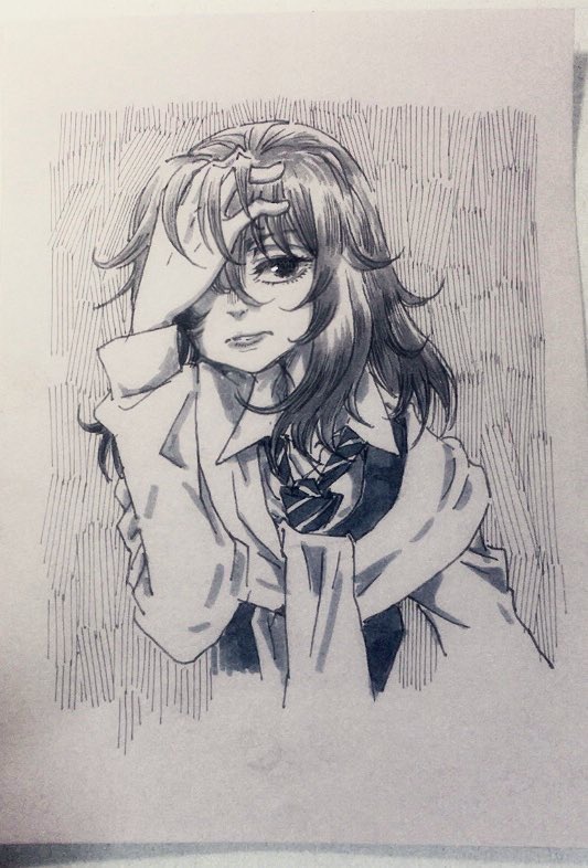 #絵柄の振れ幅見せて 
