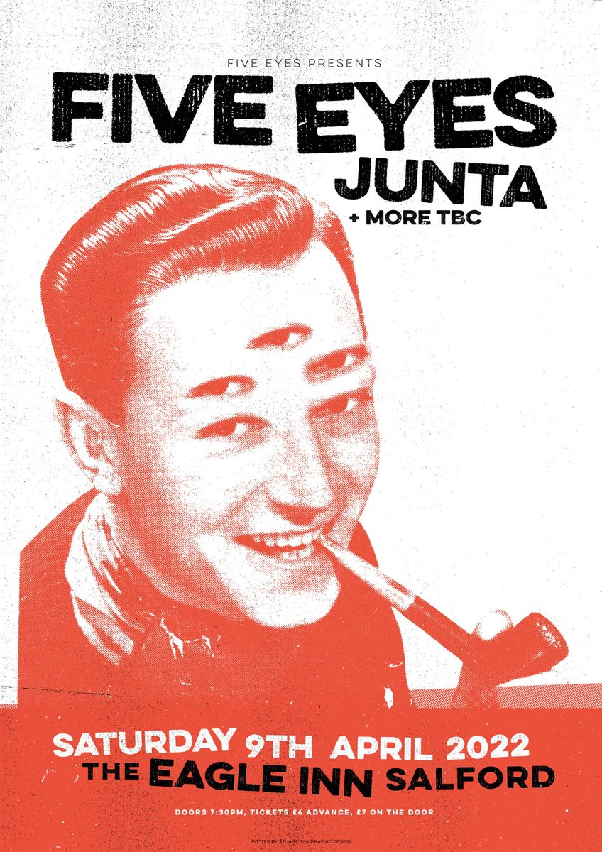 Gig you say? In 3 weeks you say? CHEAP YOU SAY?

Debut gig is happening April 9th <a href="/EagleInnSalford/">The Eagle Inn</a>

Tickets can be bought here:
eagleinn.co.uk/event/five-eye…