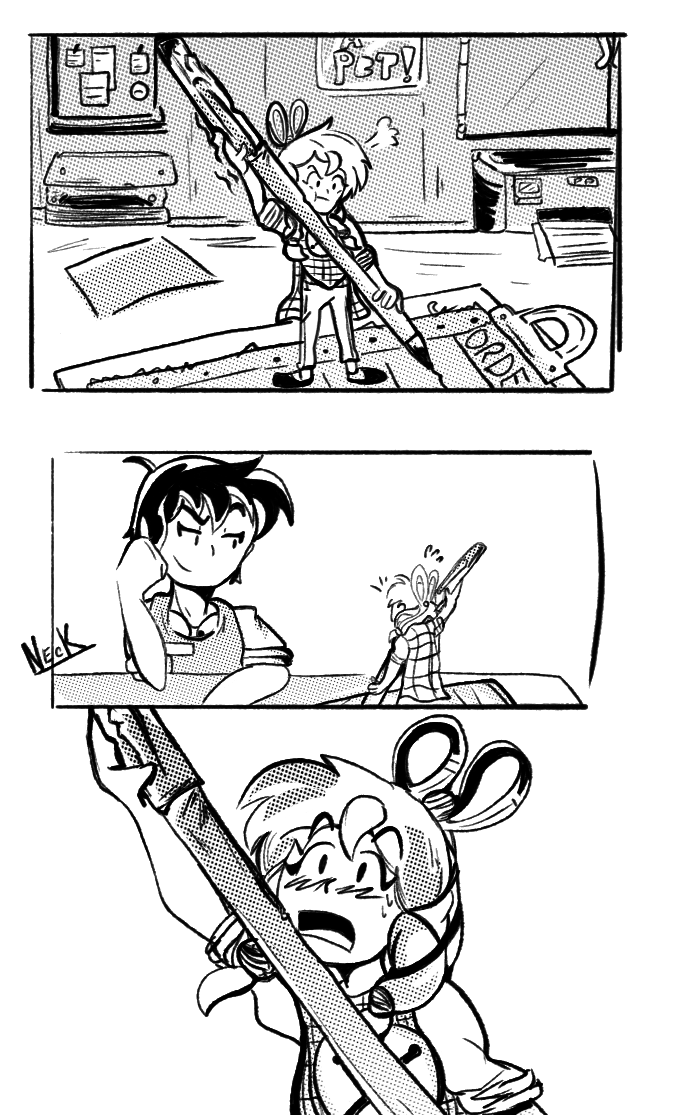 TheeMrNeck's tweet photo. Busted!

#sizetwitter #SFWGt #Gt #sizedifference #MrNeck #Gtfluff #Gianttiny #comic https://t.co/hhFtxhuxmx