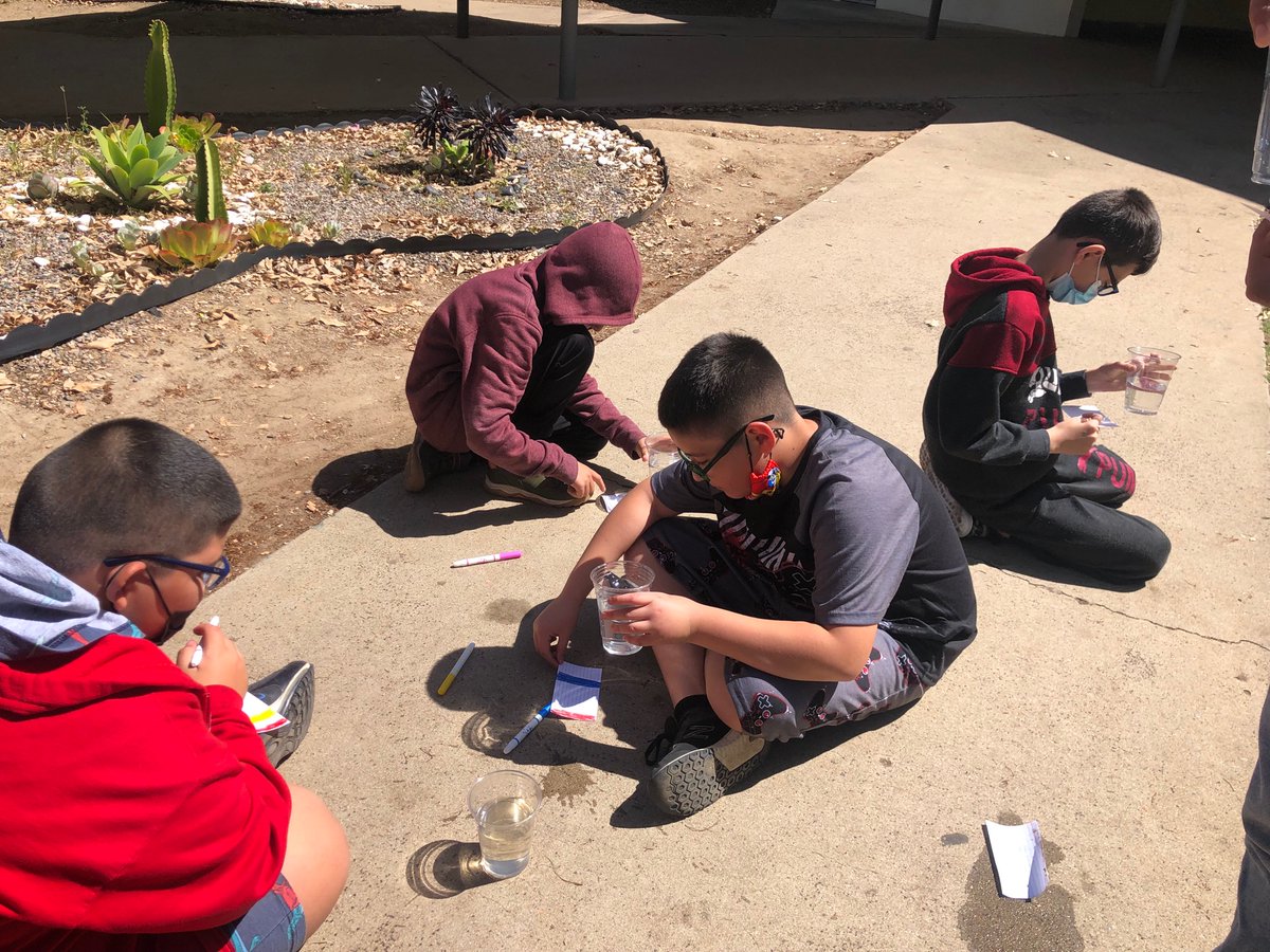 walshra4's tweet photo. Had the best time being outside catching rainbows. Mystery science meets @brainpop. #gainingEmSTEAM https://t.co/I5QU5hBX8A