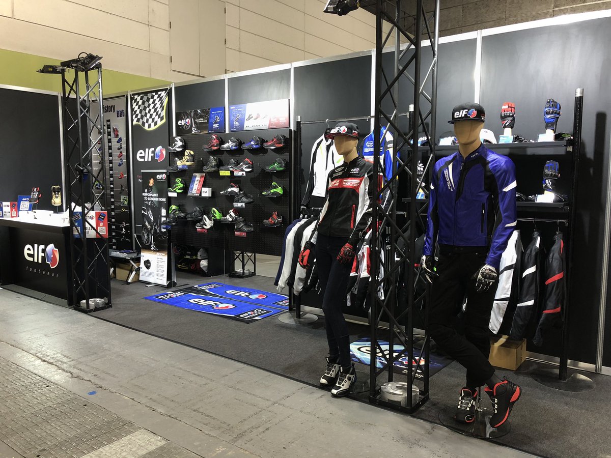 elfteam3's tweet photo. 大阪モーターサイクルショー2022出展中です。ご来場お待ちしております！
#elfteam https://t.co/qSdsydEcAc