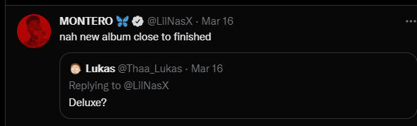 Softlyytears's tweet photo. @notpranto @LilNasX probably not https://t.co/aWoPZAdDu3