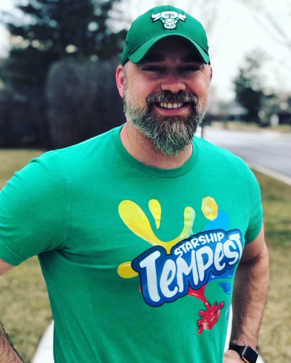 starshiptempest's tweet photo. Our Captain went full green beard for #StPatricksDay! And what an excellent shirt! @ryanschile @homadestudio
☘️☘️☘️☘️☘️☘️☘️☘️☘️
#greenbeard #StarshipTempest #StarshipTempestMerch #IrishBeard #AllGreen #FireTheGushers #HoMadeStudio https://t.co/SpwlPjq6gf