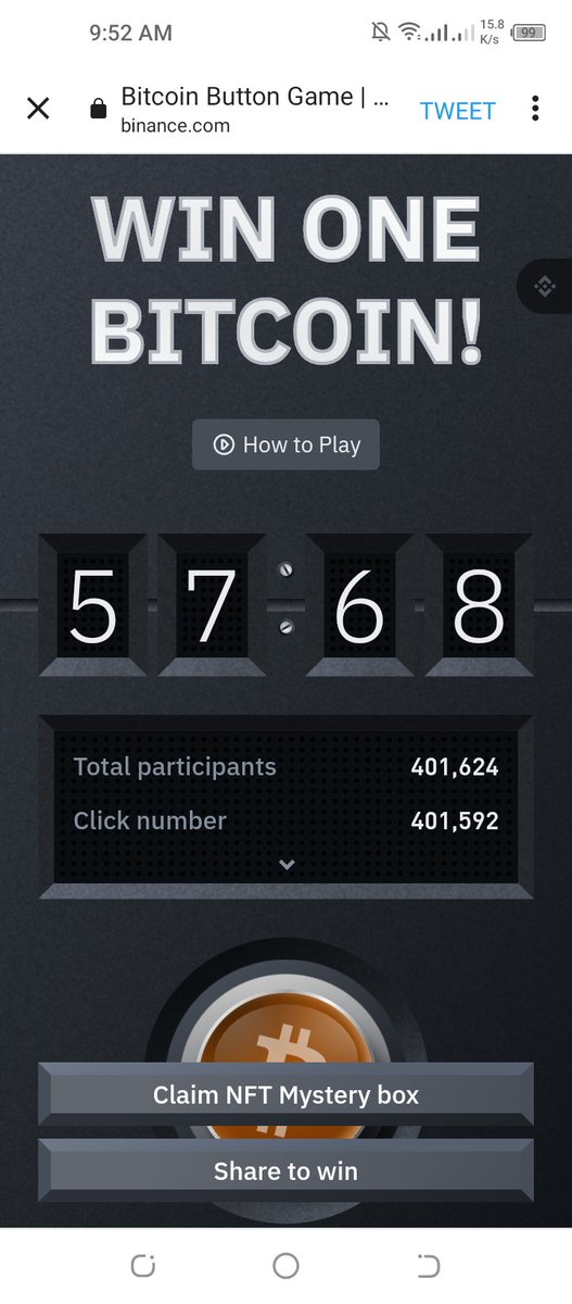 Pekyuser's tweet photo. #BitcoinButton #Binance 

I just waste chance hahaha https://t.co/9C5RuoR6so