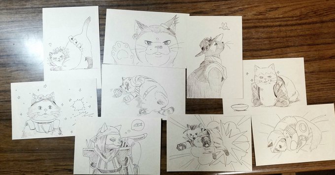 マフラータオルご購入して頂いた先着20名様に手描きイラストついてきます😺 