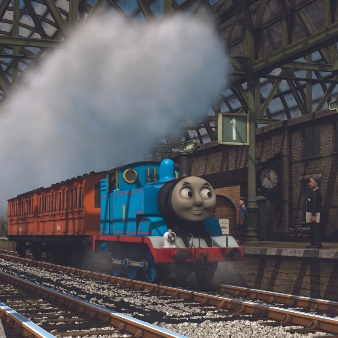 BBCPlayer's tweet image. Choo choo! 🚂🚂 Chuff along with the really useful crew on the island of Sodor.

Watch #ThomasAndFriends with your little ones on BBC Player: bbcplayer.app.link/Sw1Po4SNvob

#BBCPlayer #CBeebies