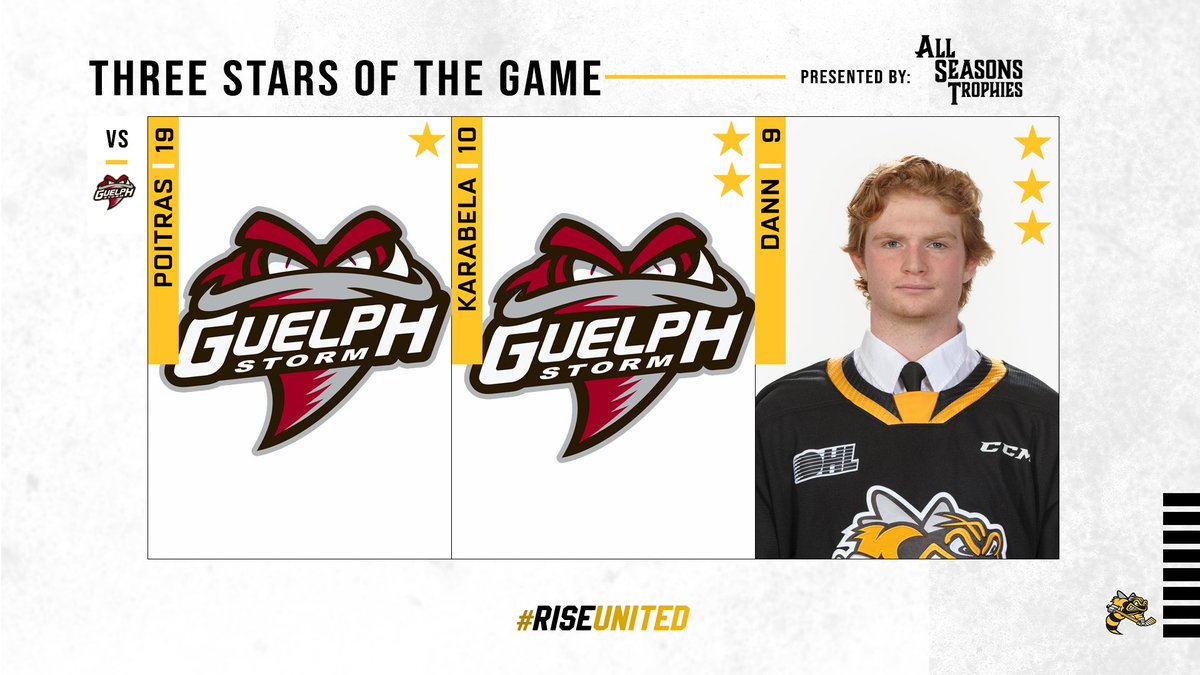 Tonight’s <a href="/AST_Sarnia/">All Seasons Trophies</a> 3 STARS ⭐️ of the game.