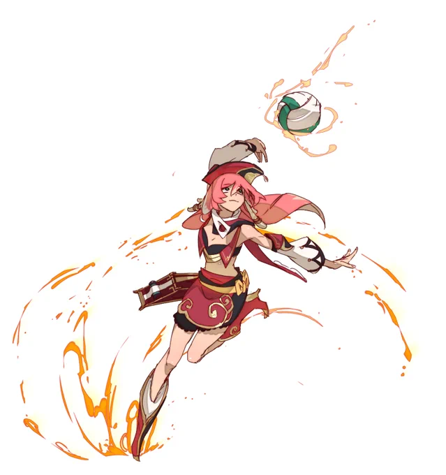 my girl yanfei serves only the LAW in the court of JUSTICE 🏐🔥

#GenshinImpact #原神 