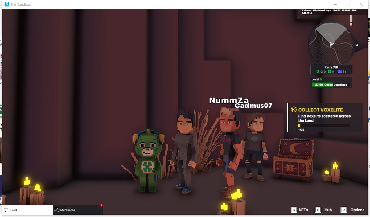 color1502's tweet photo. @TheSandboxGame I just participated in the daily #SandboxAlphaS2Contest for a chance to earn up to 1,000 $SAND! Starting March 18 - Find The Good Luck Bear. Check out my screenshot below!
👇 #SandboxAlphaS2 https://t.co/gRZtuWYymn