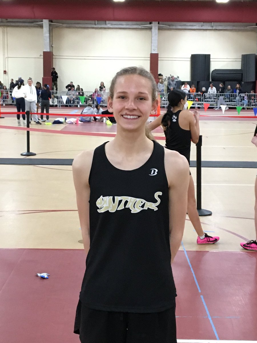 GBNtrack's tweet photo. Double winner 💪🏼 Grace Schager returns in the 1600m to claim her 2nd Indoor DuKane conference title. 5:03.84 ⁦@mbowsergbn⁩ ⁦@GBNPanthers⁩ ⁦@ILXCTF⁩ ⁦@MileSplitIL⁩ https://t.co/HUqaHZxE69