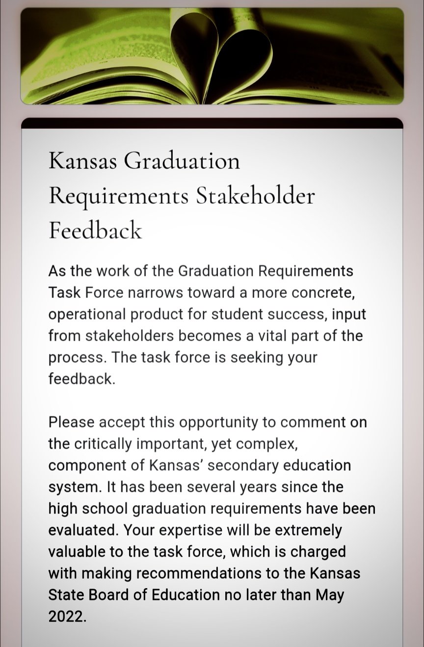 KS PTA Legislative on Twitter "Please consider contributing your