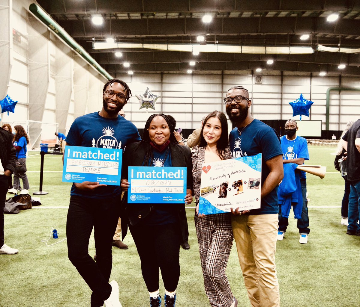 SarcasticTerry's tweet photo. Soon to be blessed and highly favored in Philly @TempleEM #Match2022 #GCSOMMatchDay https://t.co/ynZckIVRHt