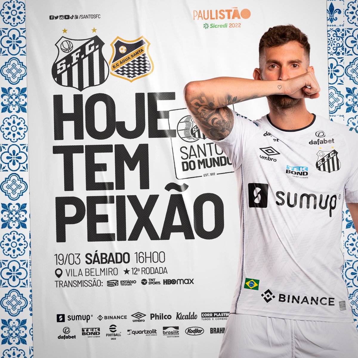 SantosFC's tweet photo. VAMOS GANHAR, SANTOS! ⚪️⚫ https://t.co/M3lmZ5uJKO