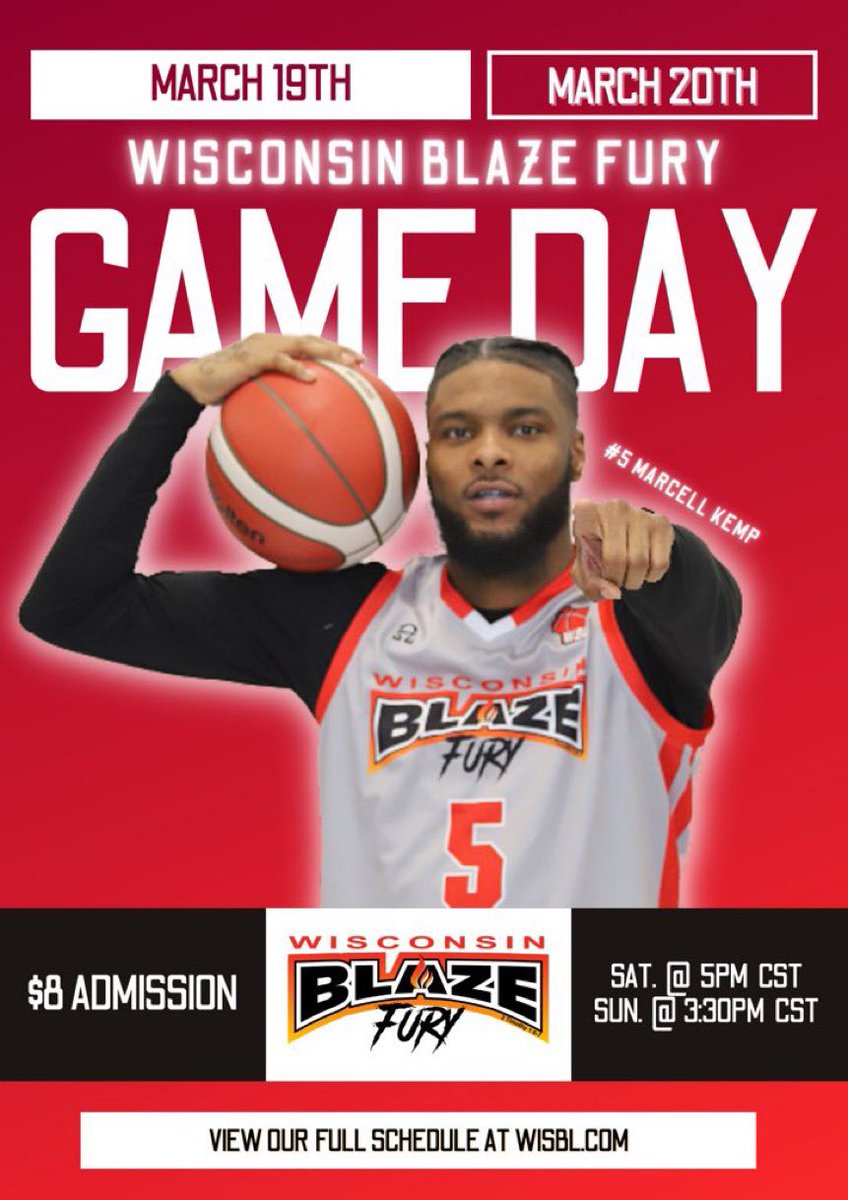wiscblazepro's tweet photo. Back-to-back games this weekend! Pop out 👀
https://t.co/8T9Rim0QeR https://t.co/OaydiiIpdC