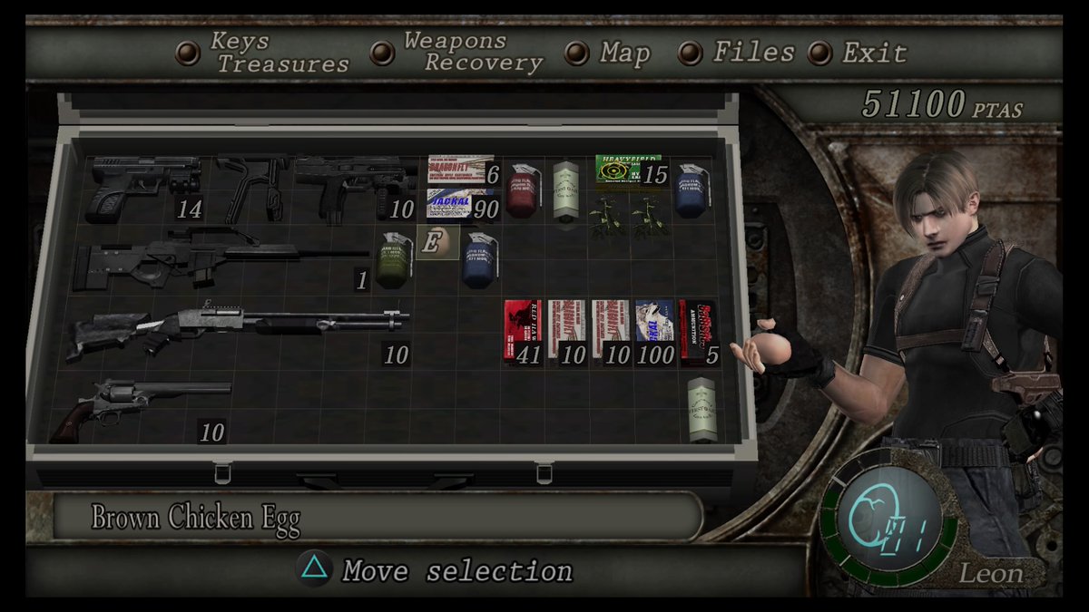 autoGTWS's tweet image. I don't know why but Leon just holding an egg is funny to me