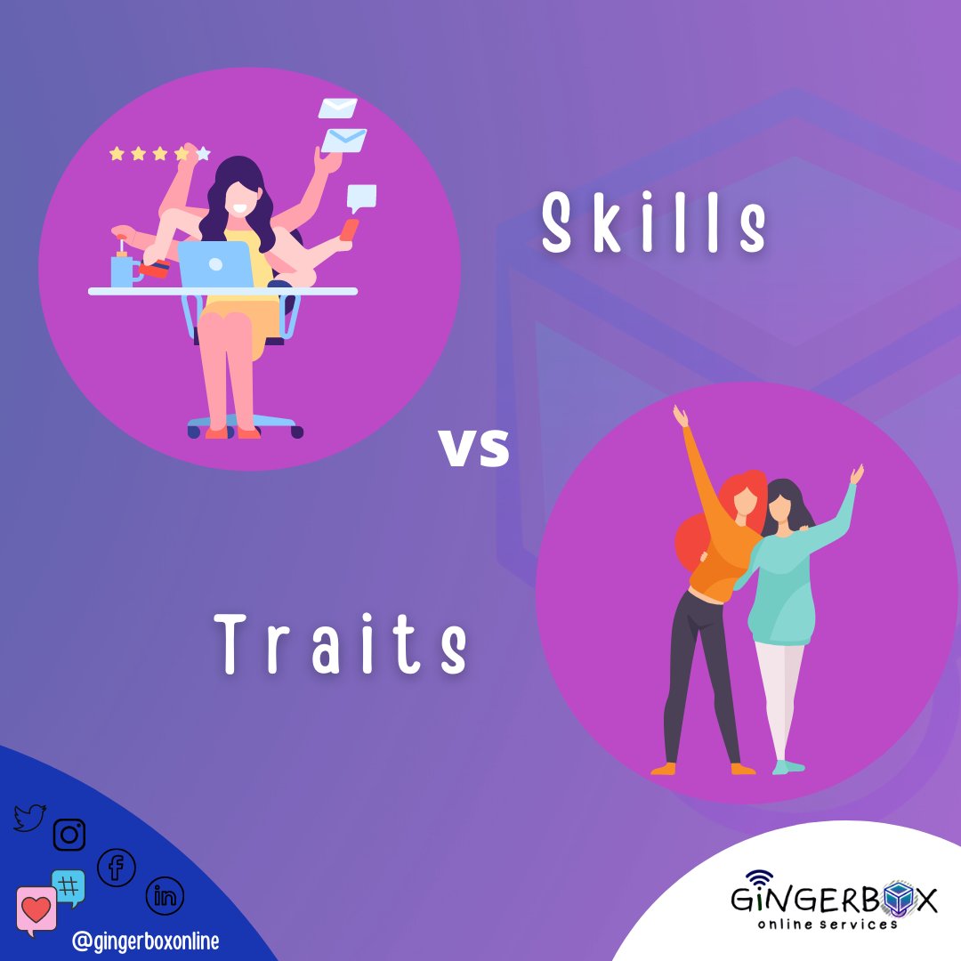 gingerboxonline's tweet photo. People with skills have a set of abilities that theyโve developed over time.
Your traits are an integral part of who you are and your natural abilities. ๐
#gingerbox
#gingerboxonline
#gingerboxVA
#gingerboxSMM
#hashtaglife
#contentwriter
#contentcreator https://t.co/TwPstS8aTu