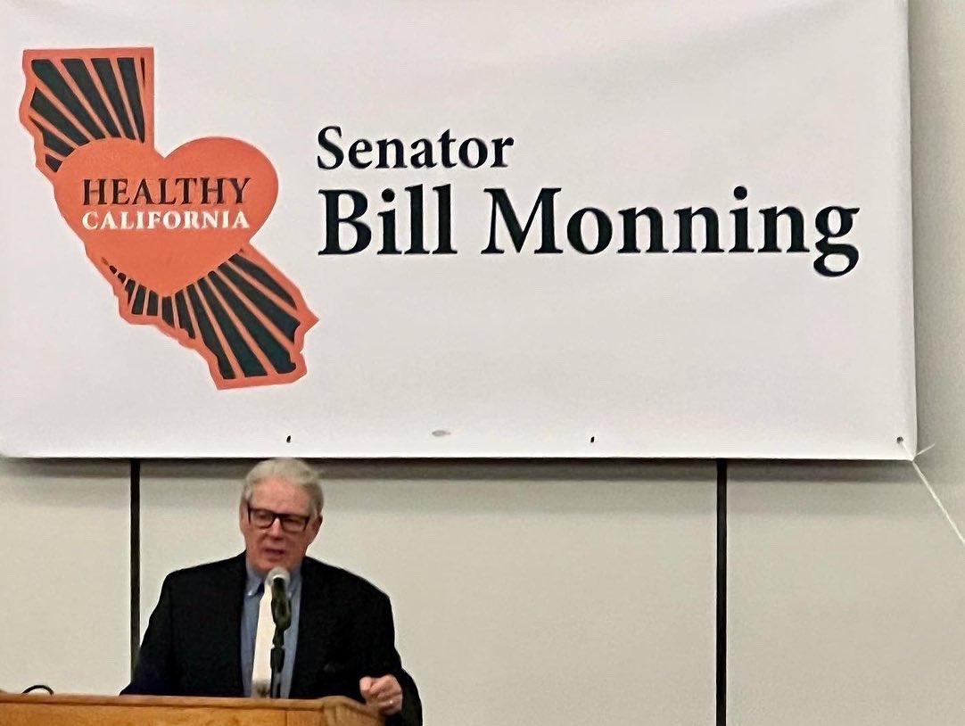 SupervisorAlejo's tweet photo. Came to support my friend former State Senator #BillMonning at a reception & talk this evening at California State University, Monterey Bay for his legislative archives! Great turnout of friends & community!✊🏽 @CSUMB @billmonning https://t.co/rntxHq1qYV