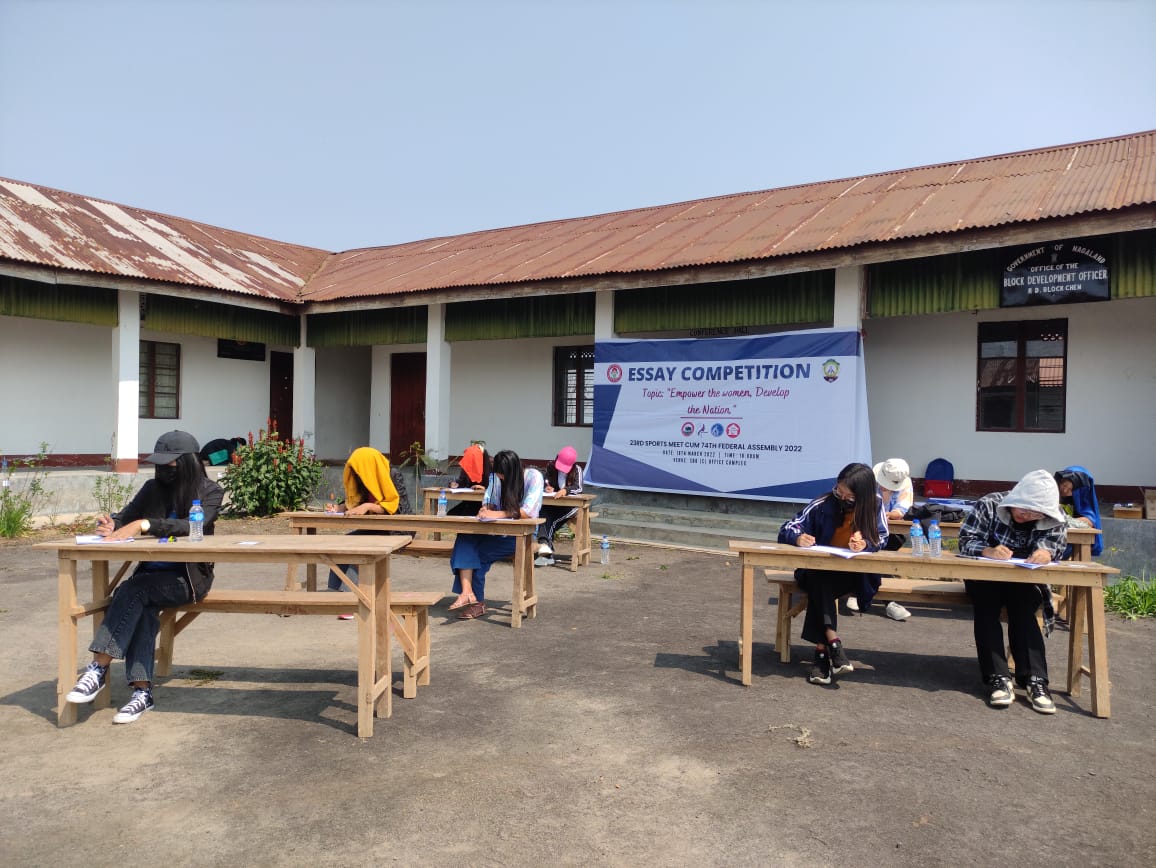 beti_mon's tweet photo. Painting and essay competition organised at Chen hqr  in collaboration with Konyak Students Union as part of KSU Sports meet cum literary event on 17th March 2022
@nld_srcw 
@MyGovNagaland 
@DEO_MonDistrict https://t.co/aJRN50GqaK