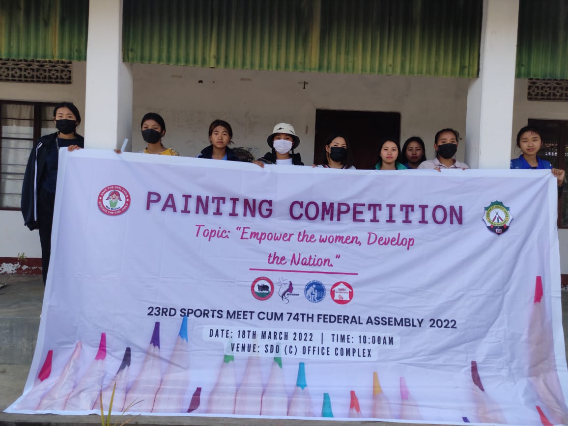 beti_mon's tweet photo. Painting and essay competition organised at Chen hqr  in collaboration with Konyak Students Union as part of KSU Sports meet cum literary event on 17th March 2022
@nld_srcw 
@MyGovNagaland 
@DEO_MonDistrict https://t.co/aJRN50GqaK