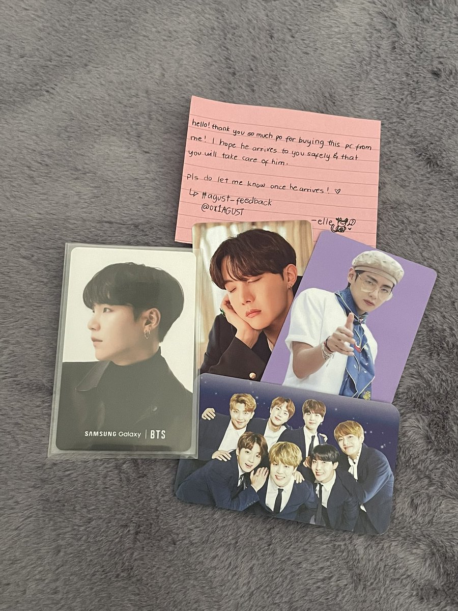 katsumikeigoo's tweet photo. :ยจยท.ยทยจ:
`ยท..โกโ #katshappymail หหห
ใ
คใ
คโ yoongi samsung came home! steal fries and really great packaging! v smooth transaction and package arrived really quick๐ค
โฆ @0X1AGUST #agust_feedback https://t.co/PYCq99SSCf