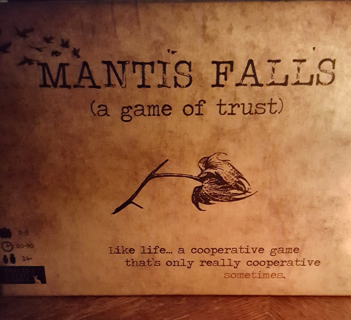 SlappersO's tweet photo. Get you a friend like @TheRevSven. Seriously this is a gift with great memories and stories behind. Got to play at Pax South two years ago with the creators @Distant_Rabbit in its infancy. Now I will be playing the finished product... https://t.co/fOQPAUmhDE