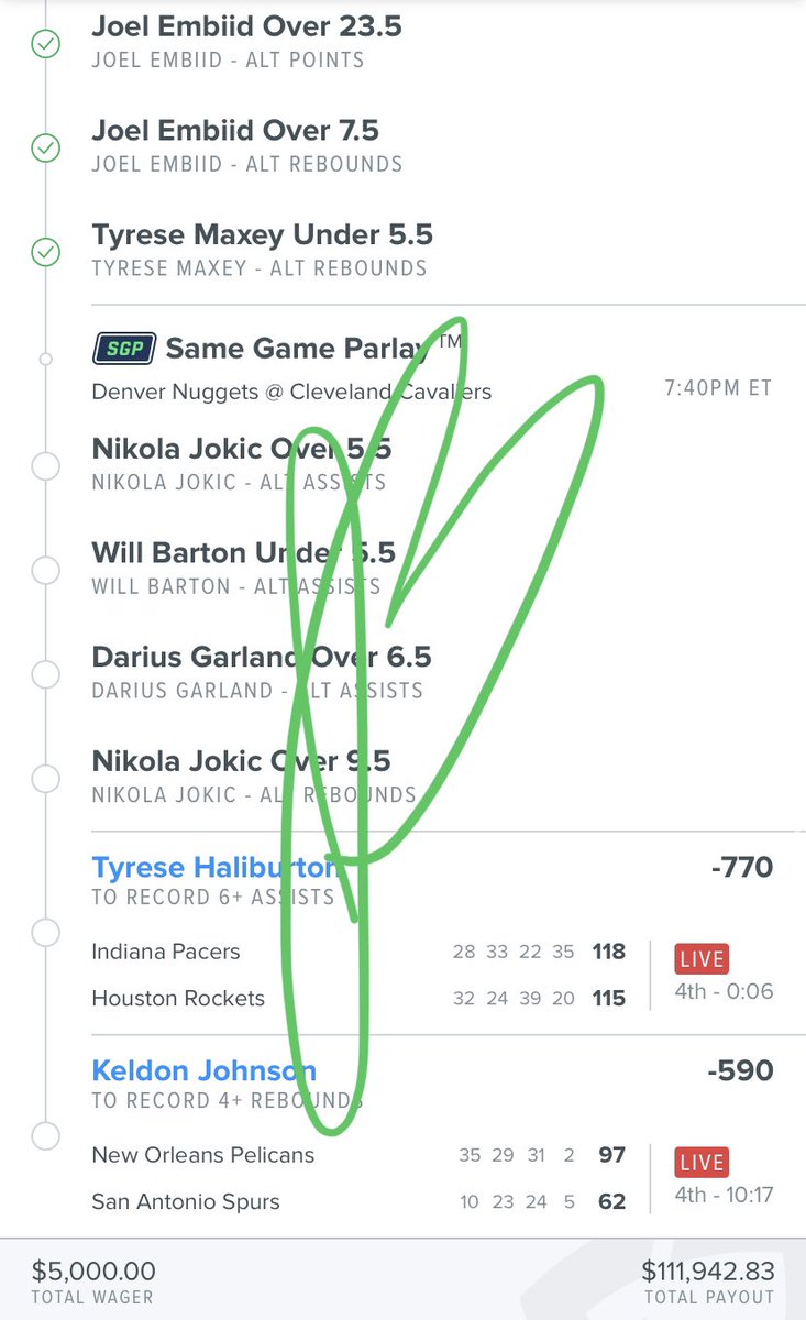 onlyparlays's tweet photo. HOLY SHIT 🔥🔥🔥 https://t.co/WOhBR7fRx9