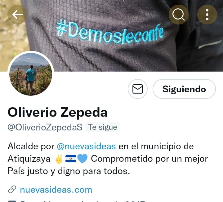 AnarquistaSv's tweet photo. Gracias señor alcalde @OliverioZepedaS por el follow!

Sigamos al señor alcalde de #Atiquizaya https://t.co/0G7YZwqXuA