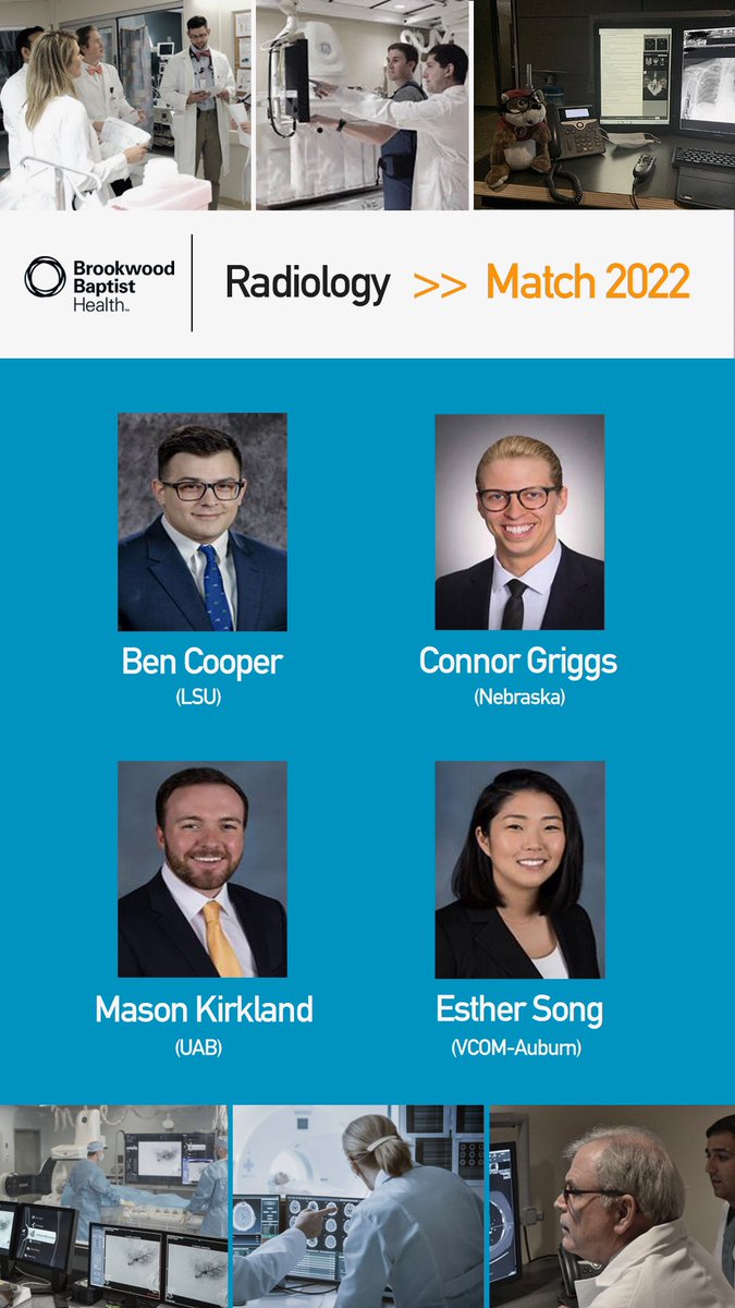 BaptistRadRes's tweet photo. We are thrilled to welcome our newest group of #futureradres! Can’t wait for you to join us in July!
#radres #MedTwitter #family #MatchDay2022 https://t.co/WdhfFERyJ5