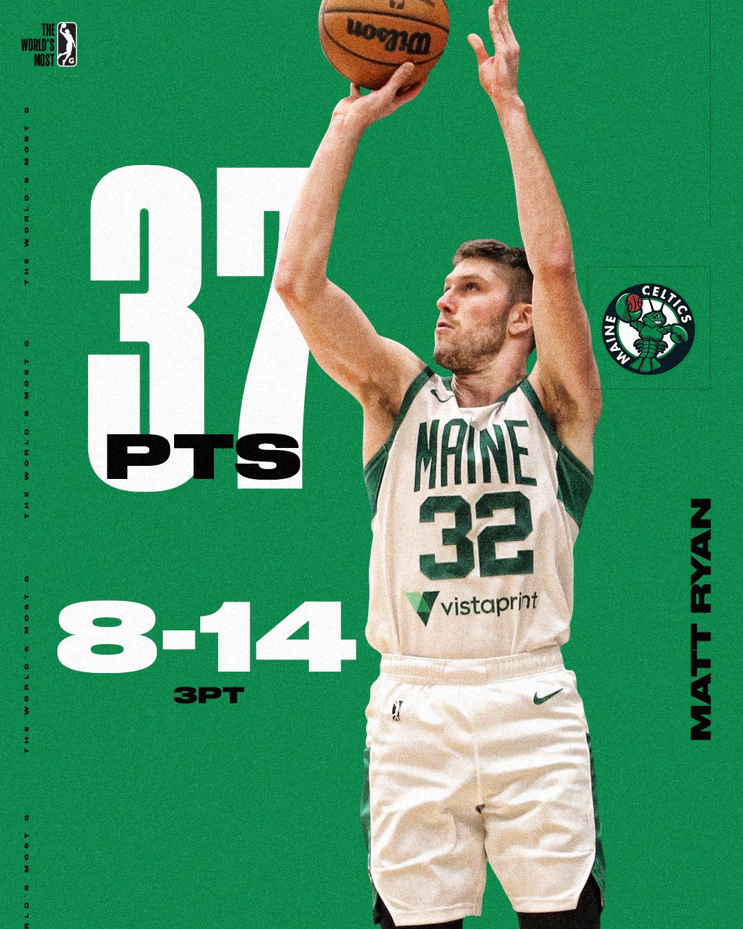 NBA G League On Twitter MATT RYAN IS UNREAL The celtics Two way Nba G League On Twitter Matt Ryan Is Unreal The Celtics Two Way