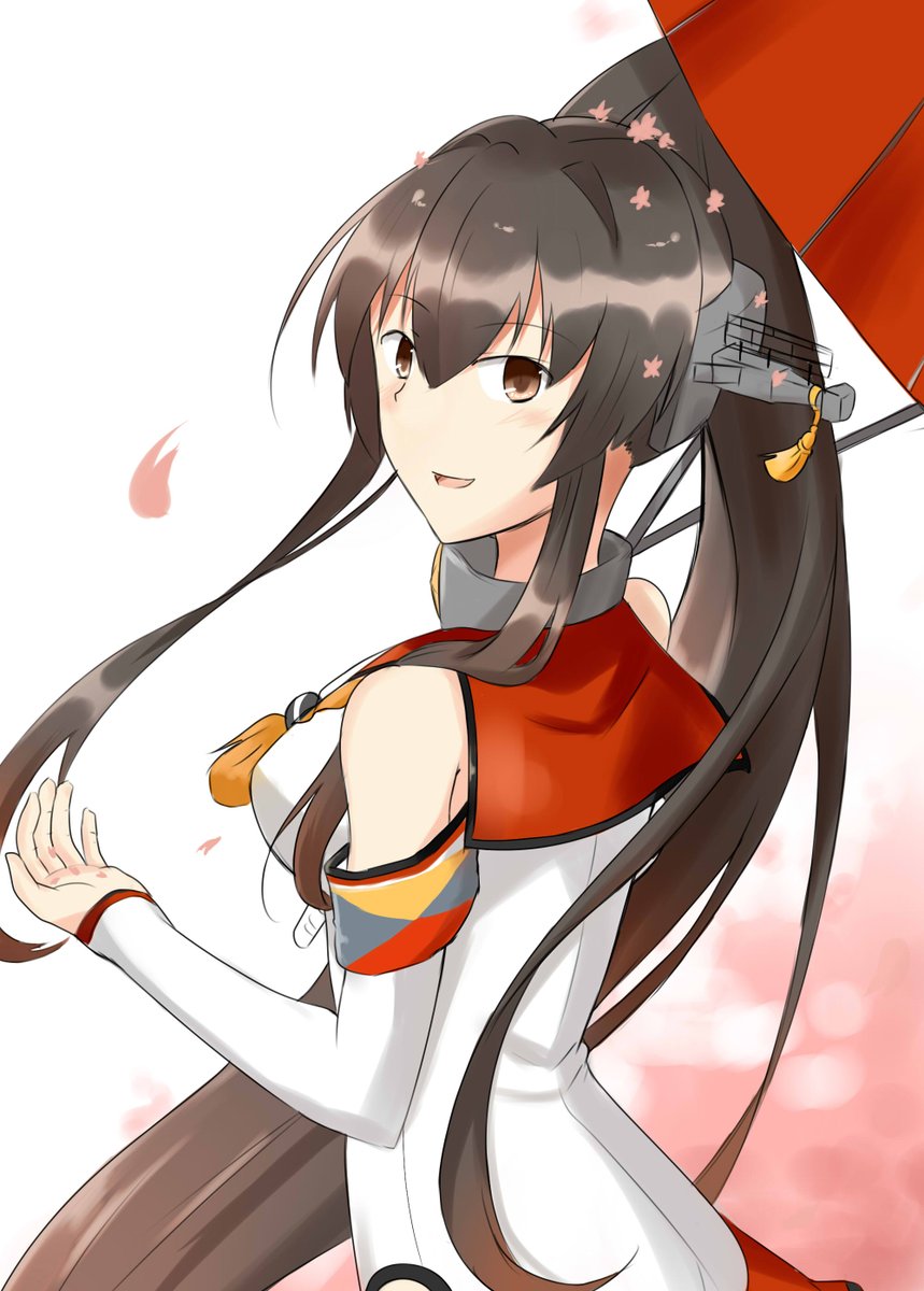 大和(艦これ) 「桜大和
#艦これ 」|泉水すばる 神戸かわさき、c102予定のイラスト