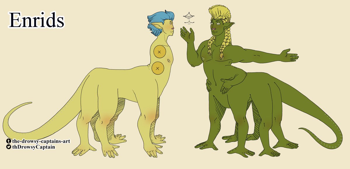 thDrowsyCaptain's tweet photo. More aliens. These are Enrids #ThaorinsGate #alienconceptart https://t.co/HlrwustI3t